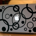 bubbles macbook decal