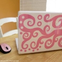 pinkscrollslaptopdecal