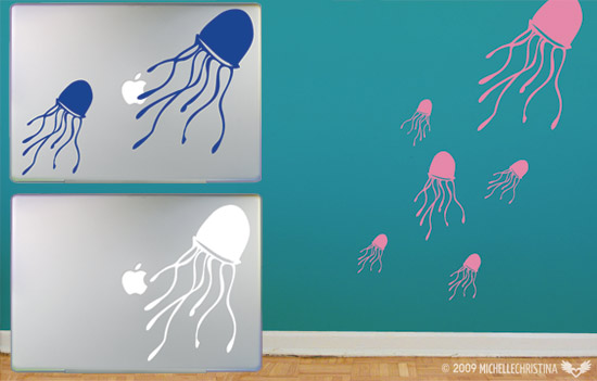 Jellyfish Vinyl Decals