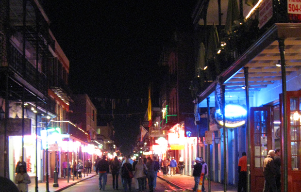 bourbon street french quarter new orleans louisiana