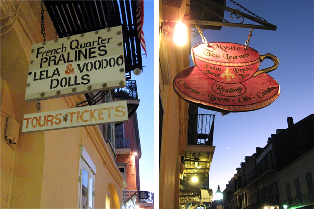 new orleans french quarter handpainted signs