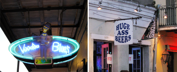 new orleans french quarter neon signs